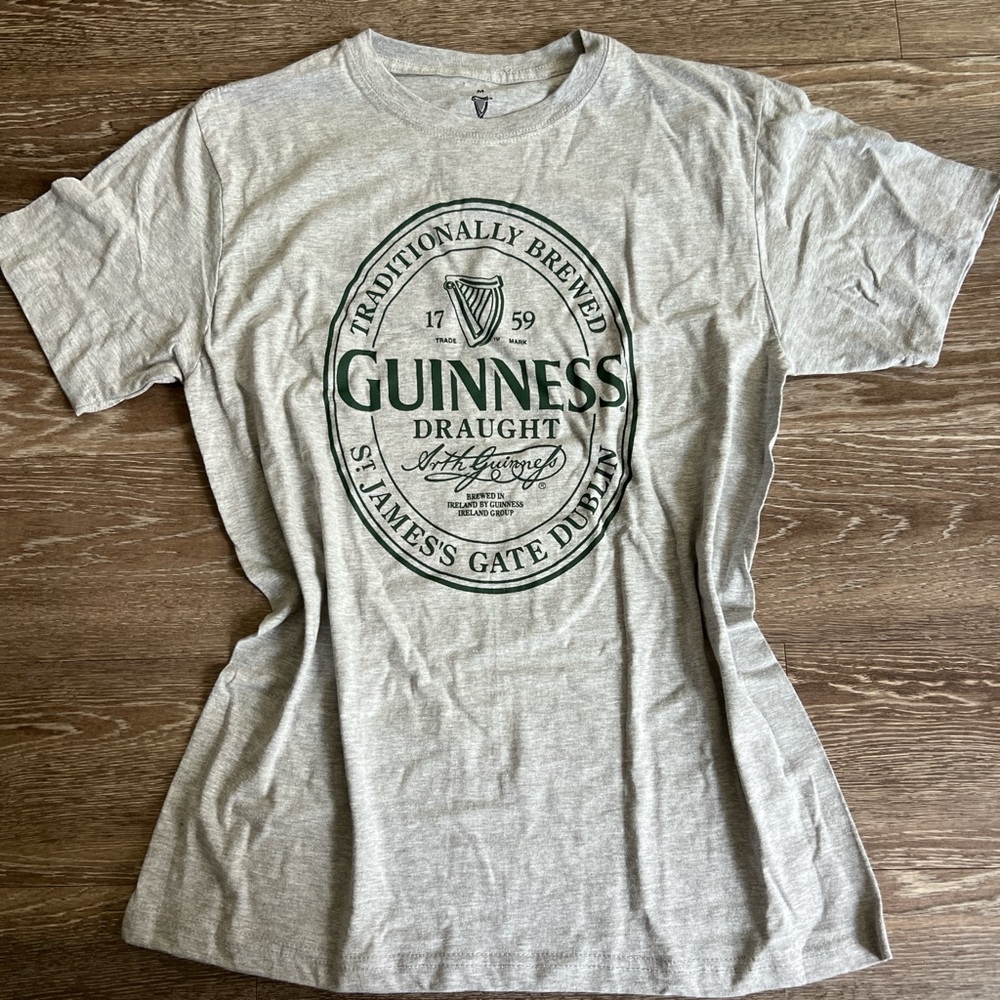Original Guinness Gray Short Sleeve Tee
